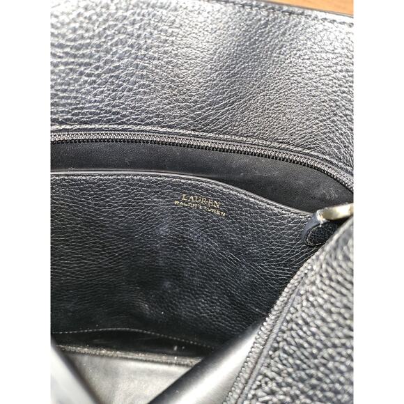 Lauren Ralph Lauren Black Mini Tote Handbag, Excellent Condition - Picture 6 of 6